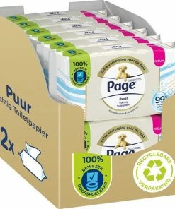 Promo ⌛ Page Puur Vochtig Toiletpapier - Extra Duurzaam Vochtig Wc Papier - 12 X 38 Stuks - Voordeelverpakking ???? -Yoshiko Shop 550x578 6