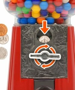 Groothandel ???? CKB Ltd CKB Snoepautomaat Grote Retro Snoepmachine - Rode Kauwgomballen Automaat Snoepmachine Gumball Machine ???? -Yoshiko Shop 550x580