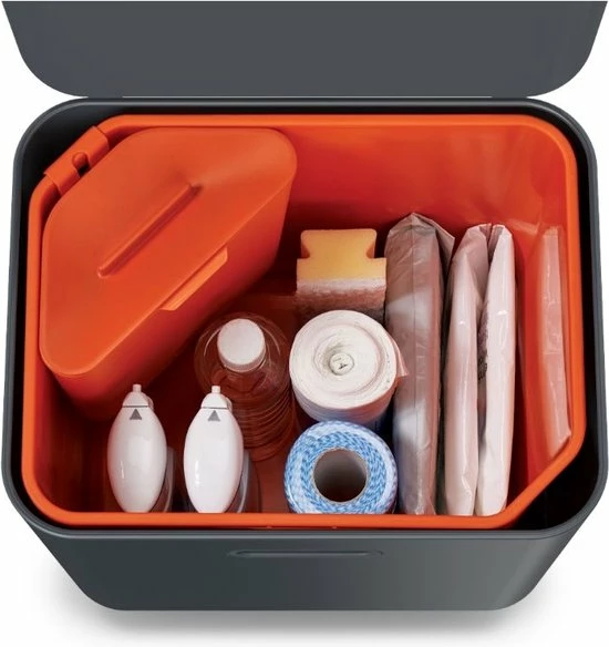 Gloednieuw ???? Joseph Joseph Intelligent Waste Totem - 60 Liter Inhoud - Met 3 Vakken - Grafiet ???? 13 Gloednieuw ???? Joseph Joseph Intelligent Waste Totem - 60 Liter Inhoud - Met 3 Vakken - Grafiet ???? - Afbeelding 11