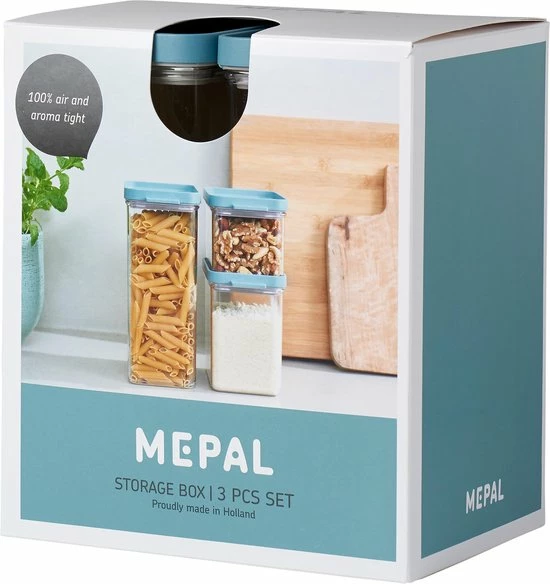 Goedkoopste ⭐ Mepal – Omnia Set Bewaardoos 3-delig – Nordic Green – Bewaardozen Voedsel – Makkelijk Stapelbare Voorraadpotten – Lucht En- Aromadicht ???? 10 Goedkoopste ⭐ Mepal – Omnia Set Bewaardoos 3-delig – Nordic Green – Bewaardozen Voedsel – Makkelijk Stapelbare Voorraadpotten – Lucht En- Aromadicht ???? - Afbeelding 8
