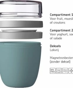 Aanbiedingen ???? Mepal – Lunchpot Ellipse – Praktische Muesli Beker To Go – Wit – Geschikt Voor Vriezer, Magnetron En Vaatwasser. ???? -Yoshiko Shop 550x587 3