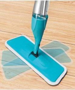 Beste deal ???? Benson Clean® 2Clean Vloermop Met Spray - Microvezel Doek - Blauw/Wit ✔️ -Yoshiko Shop 550x592 1