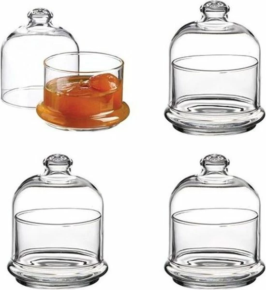 Begroting ???? My Home & More Pasabahce Bonbonniére - 3 Laags Glazen Voorraadpotten - Glazen Snoeppotten - Met Deksel ???? 4 Begroting ???? My Home & More Pasabahce Bonbonniére - 3 Laags Glazen Voorraadpotten - Glazen Snoeppotten - Met Deksel ???? - Afbeelding 2