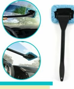 Uitgang ???? Lynnz® Anti Condens Raamwisser Auto | Raamtrekker - Microvezeldoekjes - Auto Wisser - Wisser Douche - Lang - Autoruitenreiniger ????