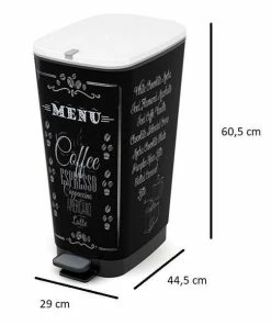 Groothandel ❤️ Kis Pedaalemmer Chic Bin Coffee Menu L - 50L ⭐ -Yoshiko Shop 550x601