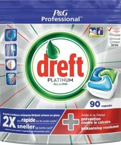 Goedkoopste ???? Dreft - Platinum - All In One - Vaatwastabletten - Citroen - 90 Stuks ????