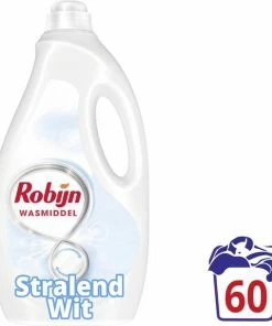 Nieuw ⭐ Robijn Stralend Wit Vloeibaar Wasmiddel 60 Wasbeurten ✔️