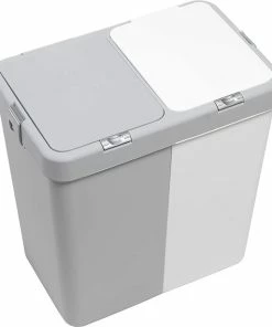 Top 10 ???? Motek® - Wasmand - 2 Vakken Met Deksel - Wassorteerder - Gemaakt Van 100% Gerecycled Kunststof - 80 L - Wasmand Met Deksel - Wassorteerder - Grijs - Wit ???? 18 Top 10 ???? Motek® - Wasmand - 2 Vakken Met Deksel - Wassorteerder - Gemaakt Van 100% Gerecycled Kunststof - 80 L - Wasmand Met Deksel - Wassorteerder - Grijs - Wit ???? -Yoshiko Shop 550x615