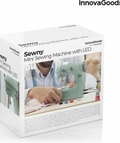 Beste deal ???? Innovagoods Sewny - Mini Draagbare Naaimachine - Met LED - Draadsnijder - Accessoires ???? -Yoshiko Shop 550x615 3