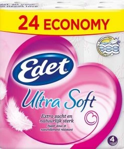Beste Verkoop ???? Edet Ultra Soft 4-laags Wc Papier- 24 Rollen ????