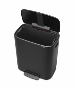 Beste Pirce ???? Brabantia Bo Prullenbak - 60 L - Matt Black ???? -Yoshiko Shop 550x641 1