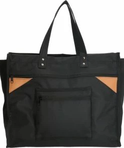 Groothandel ???? Merkloos Stevige Boodschappentas Basic - Breed - Zwart - Boodschappentas Canvas ???? -Yoshiko Shop 550x641 5