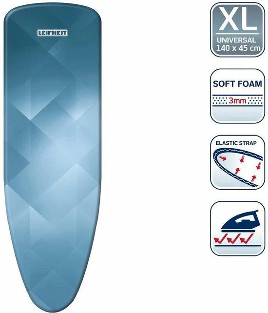 Kopen ❤️ Leifheit 71604 Strijkplankovertrek Heat Reflect Universal 140x45cm Assorti ???? 3 Kopen ❤️ Leifheit 71604 Strijkplankovertrek Heat Reflect Universal 140x45cm Assorti ????