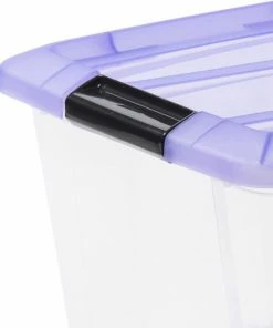 Beste Verkoop ???? IRIS OHYAMA IRIS Topbox Opbergbox - 5 Stuks Van 15L - Kunststof - Transparant/Multicolor ✨ -Yoshiko Shop 550x643