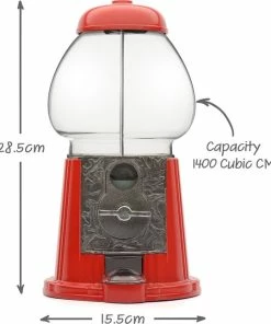 Groothandel ???? CKB Ltd CKB Snoepautomaat Grote Retro Snoepmachine - Rode Kauwgomballen Automaat Snoepmachine Gumball Machine ???? -Yoshiko Shop 550x645 1