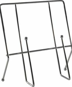 Goedkoopste ???? Svenska Living - Kookboek Standaard - Chroom - 23x3.5x22.5cm - Kookboek Houder - Maximale Dikte Boek 3.5 Cm ????