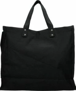 Groothandel ???? Merkloos Stevige Boodschappentas Basic - Breed - Zwart - Boodschappentas Canvas ???? -Yoshiko Shop 550x646 2