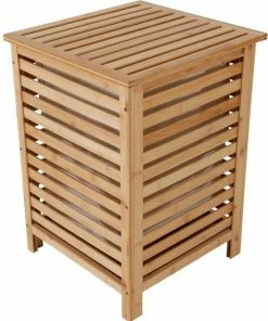 Groothandel ⌛ ZD Trading Wasmand Bamboe Enkele Mand - Bamboe Wasmand - Houten Wasmand - Wasmand - Wasbox - Wasmand Zwart - Wasmanden Met Deksel - Wassorteerder - Wasmand Riet ????