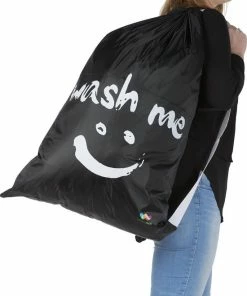 Beste Verkoop ✨ Wonair - Waszak Groot - 60x90cm - Zwart - Met Trekkoord En Draagband ???? -Yoshiko Shop 550x677