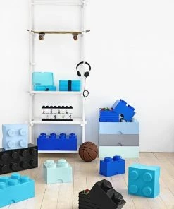 Korting ???? Opbergbox Brick 8, Blauw - LEGO ???? -Yoshiko Shop 550x686