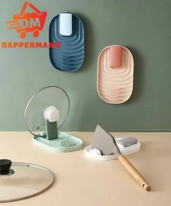 Beste Pirce ???? Dappermann | Spatelhouder WIT- Lepelhouder - Pollepels - Dekselhouder - Keukengerei Houder ????