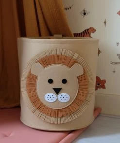 Aanbiedingen ???? By Lara Commodities Speelgoedmand Kinderen – Opbergmand Kinderkamer – Wasmand Kinderkamer – Speelgoed Kist - Leeuw ????