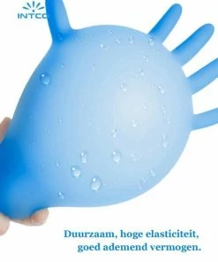 Beste Verkoop ???? Intco Nitril Handschoenen - 100 Stuks Nitril Wegwerp Handschoenen - Poedervrij, Latexvrij - Onderzoekshandschoenen - Maat: M - Blauw ???? -Yoshiko Shop 550x702 4