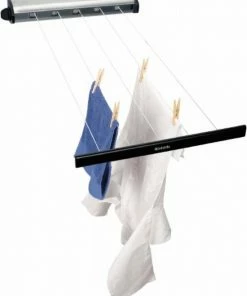 Gloednieuw ✨ Brabantia Roldrooglijn - Uittrekbaar Tot 4,4 M - 22 M - Matt Steel ???? -Yoshiko Shop 550x703 1