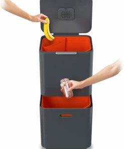 Gloednieuw ???? Joseph Joseph Intelligent Waste Totem - 60 Liter Inhoud - Met 3 Vakken - Grafiet ???? 31 Gloednieuw ???? Joseph Joseph Intelligent Waste Totem - 60 Liter Inhoud - Met 3 Vakken - Grafiet ???? -Yoshiko Shop 550x709 1