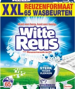 Groothandel ???? Witte Reus Waspoeder - Kwartaalverpakking - 65 Wasbeurten ????