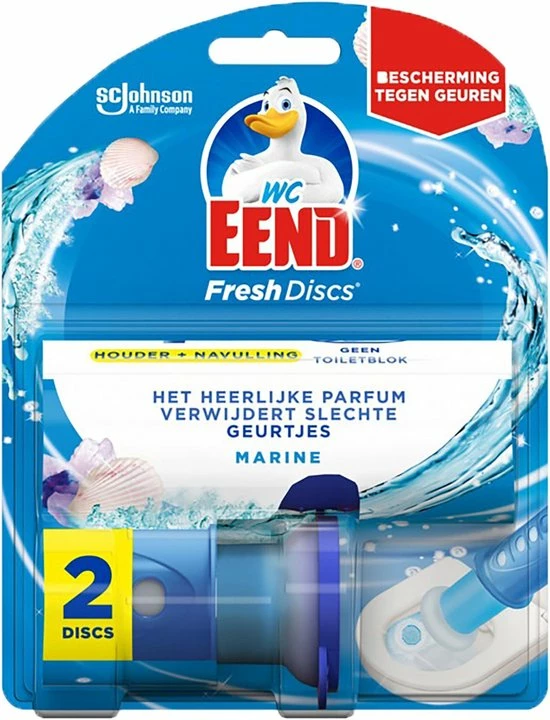 Flash-uitverkoop ???? WC-Eend Fresh Discs Houder Oceaan Marine + 3x Discs Marine Navulling ✨ 5 Flash-uitverkoop ???? WC-Eend Fresh Discs Houder Oceaan Marine + 3x Discs Marine Navulling ✨ - Afbeelding 3