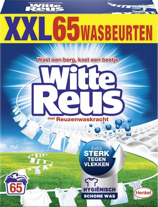 Groothandel ???? Witte Reus Waspoeder - Kwartaalverpakking - 65 Wasbeurten ???? 4 Groothandel ???? Witte Reus Waspoeder - Kwartaalverpakking - 65 Wasbeurten ???? - Afbeelding 2