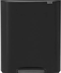 Beste Pirce ???? Brabantia Bo Prullenbak - 60 L - Matt Black ???? -Yoshiko Shop 550x727 4