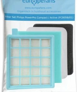 Korting ???? Europefans HEPA Filterset - Compatibel Met Philips PowerPro Compact/Active Series FC8058/01 Schuim Foam Motor Filter Set ???? -Yoshiko Shop 550x728 2