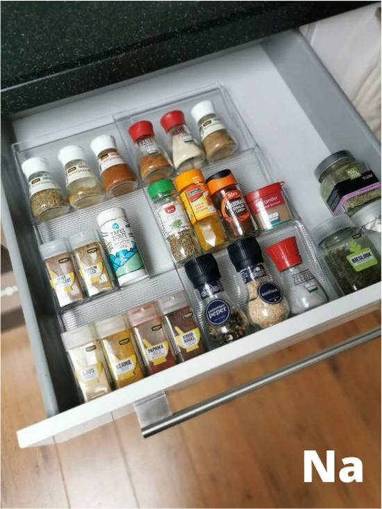 Goedkoop ???? Merkloos Kruidenrek Lade - Kruiden Organizer - Kruidenrek Uitschuifbaar - Lade Organizer - Kruiden Opbergen Lade - Kruidenrekje Schuif - Min. 20x42 Max. 40x42 ???? 6 Goedkoop ???? Merkloos Kruidenrek Lade - Kruiden Organizer - Kruidenrek Uitschuifbaar - Lade Organizer - Kruiden Opbergen Lade - Kruidenrekje Schuif - Min. 20x42 Max. 40x42 ???? - Afbeelding 4