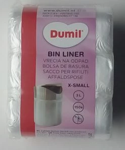 Gloednieuw ???? Dumil Afvalzak - Heel Klein - 3 Liter - 150 Stuks ????