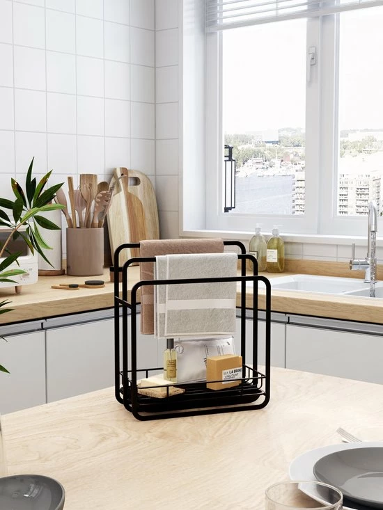 Korting ❤️ BROËL™ Vaatdoekhouder - Aanrecht Organiser - Keuken Organizers - Afdruiprek - Gootsteen Organizer - Aanrechtorganizer - Anti-roest - Hoge Kwaliteit - Zwart ⌛ 11 Korting ❤️ BROËL™ Vaatdoekhouder - Aanrecht Organiser - Keuken Organizers - Afdruiprek - Gootsteen Organizer - Aanrechtorganizer - Anti-roest - Hoge Kwaliteit - Zwart ⌛ - Afbeelding 9