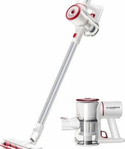 Beste Pirce ❤️ CleanDays® Snoerloze Stofzuiger V12 Steelstofzuiger - Met Kruimeldief - Turbostand - LED Verlichting - Sterke Zuigkracht - Draadloos Zonder Zak 4 In 1! Inclusief Muurbeugel ????