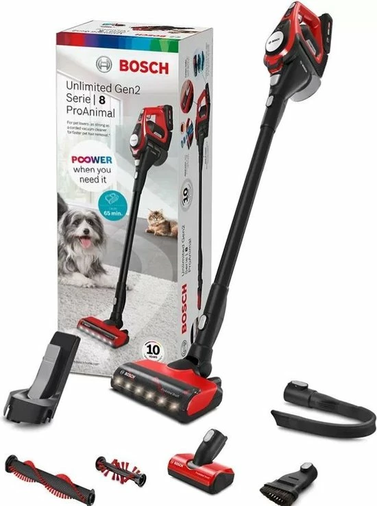 Goedkoopste ???? Bosch BBS8214PET Unlimited 8 ProAnimal - Steelstofzuiger - Rood ⌛ 12 Goedkoopste ???? Bosch BBS8214PET Unlimited 8 ProAnimal - Steelstofzuiger - Rood ⌛ - Afbeelding 10