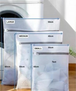 Begroting ✨ Merkloos Laundry Bag | Waszak | Set Van 4 Waszakken Met Rits | Transparant | Wasnet | Waszakjes | Vakantie Als Kledingsorteerder | Groot Formaat | Laken/schoenen/bh/ondergoed/kleding ✨ -Yoshiko Shop 550x744