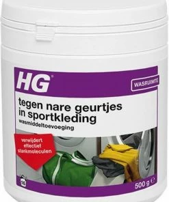 Begroting ⭐ HG Tegen Nare Geurtjes In Sportkleding Wasmiddeltoevoeging - 500gr - Ook Bruikbaar Voor Handdoeken En Andere Kleding - Elimineert 100% Stankmoleculen - Biologisch Afbreekbaar ???? -Yoshiko Shop 550x751