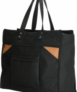 Groothandel ???? Merkloos Stevige Boodschappentas Basic - Breed - Zwart - Boodschappentas Canvas ???? -Yoshiko Shop 550x762