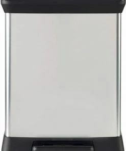 Promo ???? Curver Decobin Duo Prullenbak Afvalscheider - 10L + 18L - Metallic ⌛ -Yoshiko Shop 550x767 2