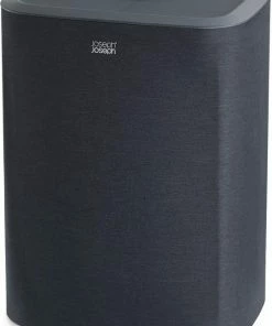 Gloednieuw ⭐ Joseph Joseph - Tota Wasmand 90 L - 2 Compartimenten - Zwart ✔️