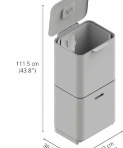 Gloednieuw ???? Joseph Joseph Intelligent Waste Totem - 60 Liter Inhoud - Met 3 Vakken - Grafiet ???? 24 Gloednieuw ???? Joseph Joseph Intelligent Waste Totem - 60 Liter Inhoud - Met 3 Vakken - Grafiet ???? -Yoshiko Shop 550x783