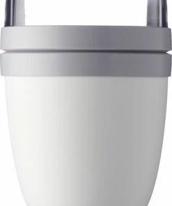 Aanbiedingen ???? Mepal – Lunchpot Ellipse – Praktische Muesli Beker To Go – Wit – Geschikt Voor Vriezer, Magnetron En Vaatwasser. ????