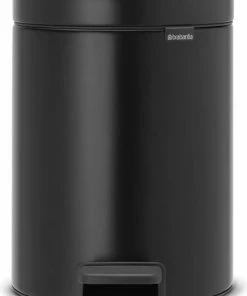 Coupon ???? Brabantia NewIcon Prullenbak - 5 L - Matt Black ⭐