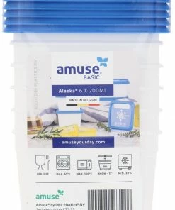 Coupon ???? Amuse® | Klein Diepvriesdoosje Alaska 200ml | 12 Stuks | Bewaardoos | Klein Vershouddoosje ???? -Yoshiko Shop 550x798
