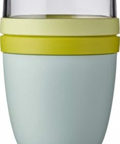 Nieuw ???? Mepal – Limited Edition Lunchpot Ellipse – Praktische Muesli Beker To Go – Lemon Vibe – Geschikt Voor Vriezer, Magnetron En Vaatwasser- Onbeperkt Genieten ????