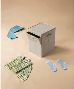 Nieuw ???? Brabantia Wasmand Met Deksel - Stapelbaar - 35 L - Grey ⭐ -Yoshiko Shop 550x815 3